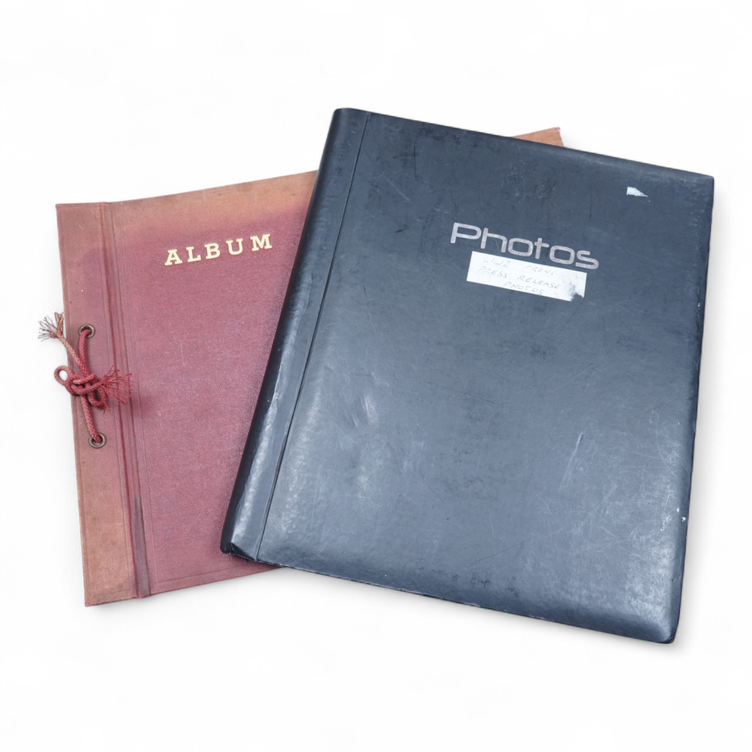 A WWII scrapbook and a photograph album compiled by Maureen Helen Thompson, British Red Cross F.A.N.Y in Women's Transport Service